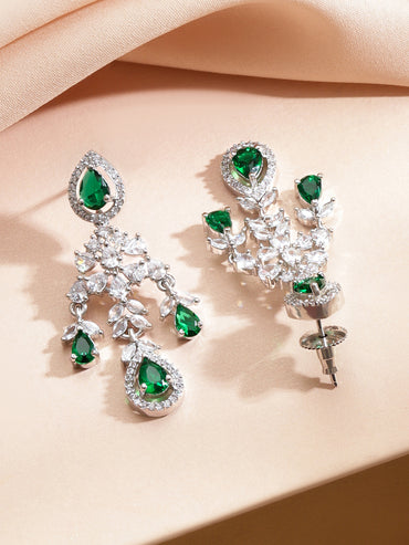 Regal Aura Green Necklace Set