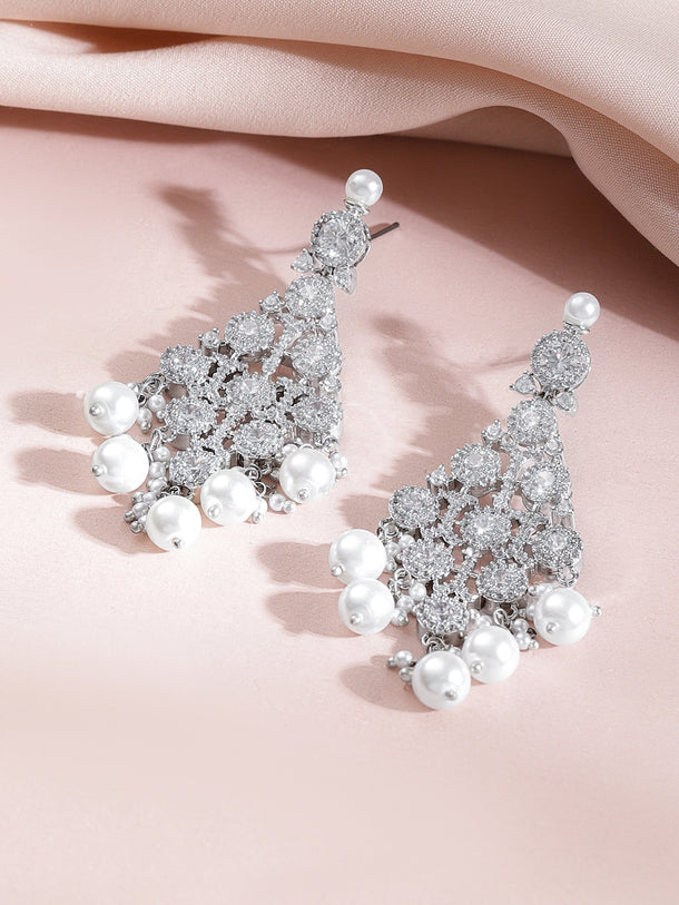 Midnight Glam Pearl Sparkle Necklace Set