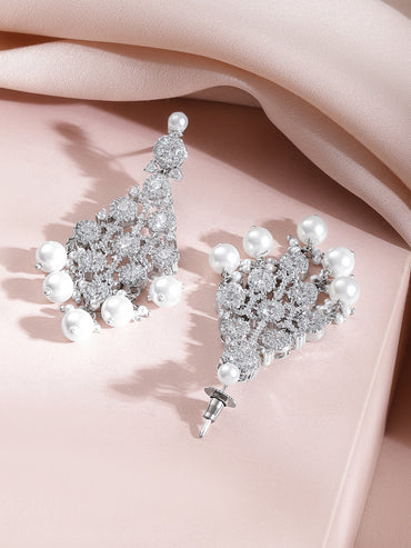 Midnight Glam Pearl Sparkle Necklace Set