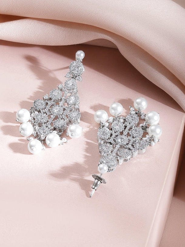 Midnight Glam Pearl Sparkle Necklace Set