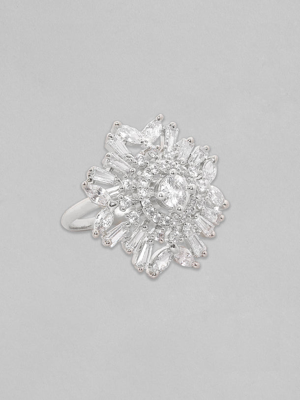 Stud Earrings In American Diamond Zirconia