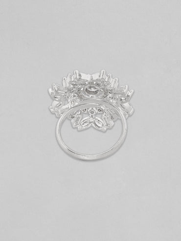Stud Earrings In American Diamond Zirconia