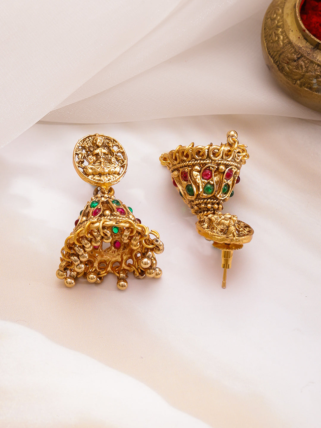 Lakshmi Mandir Temple Necklace Set