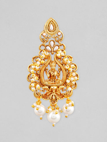 Rubans Gold-Toned Classic Drop Earrings