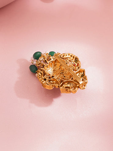 Gold Plated Temple Goddess Hair Accessory Set