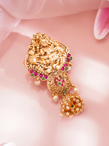 Temple Inspired Gold Bridal Braid Hair Accessory