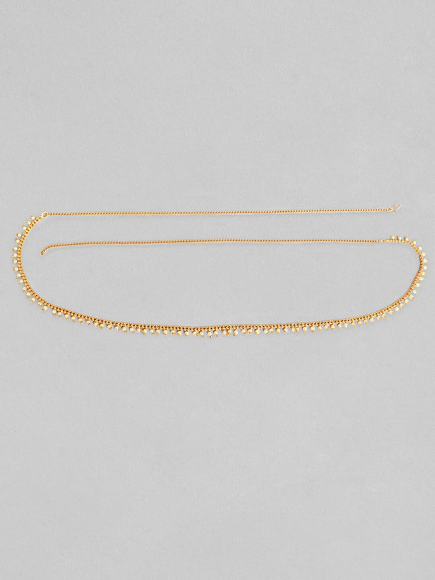 Rubans Gold Plated and Beaded Kamarbandh