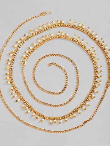 Rubans Gold Plated and Beaded Kamarbandh