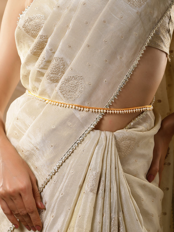 Rubans Gold Plated and Beaded Kamarbandh