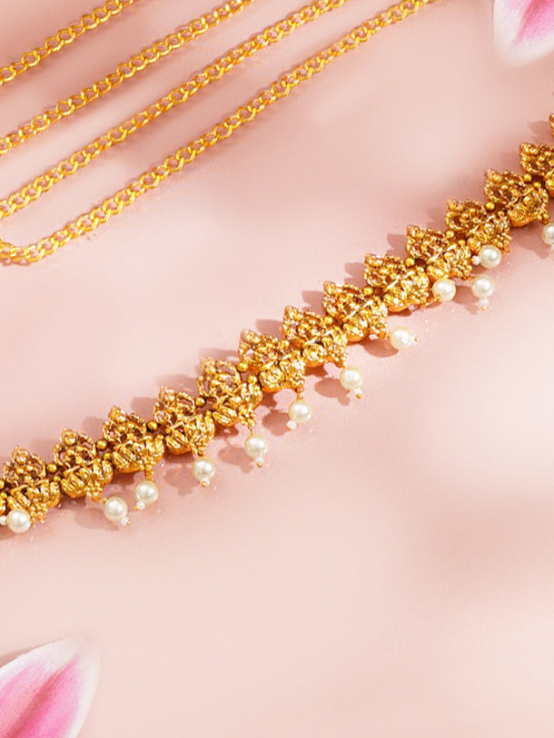 Golden Temple Pearl Waist Chain