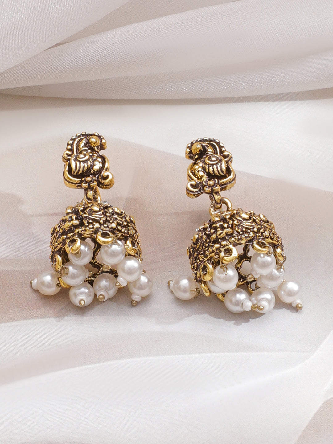 Laxmi Motif American Diamond Zirconia Necklace Set