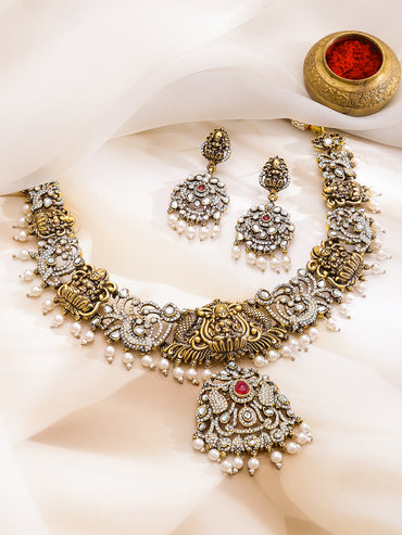 Royal Lakshmi Sacred Necklace Set