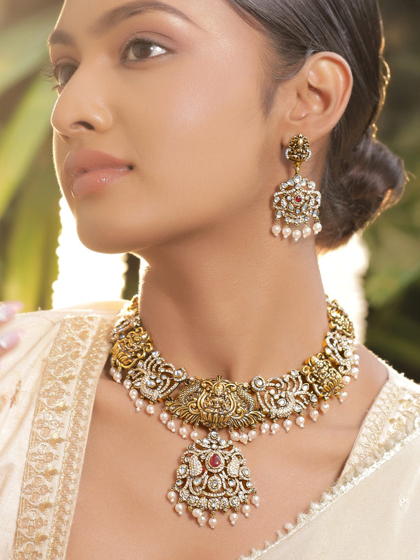 Royal Lakshmi Sacred Necklace Set