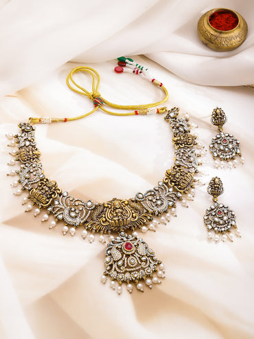 Royal Lakshmi Sacred Necklace Set