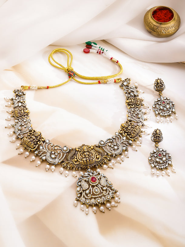Royal Lakshmi Sacred Necklace Set