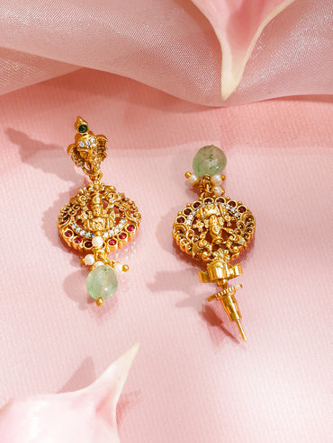 Festival Glow Temple Necklace Set