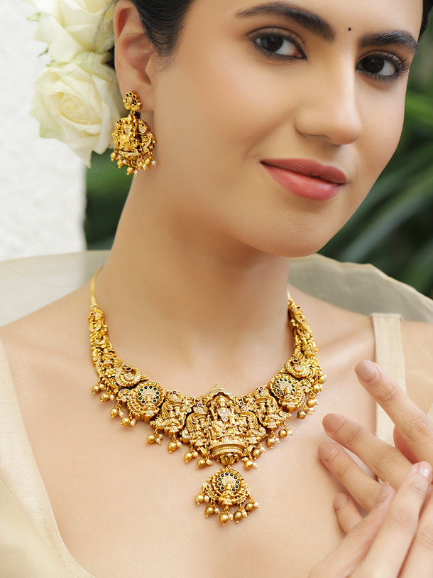 Golden temple Necklace Set