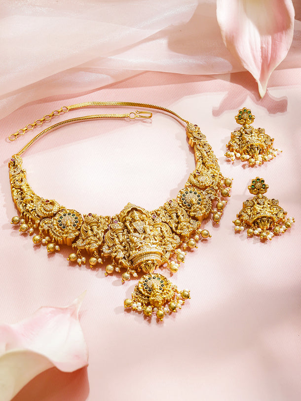 Golden temple Necklace Set