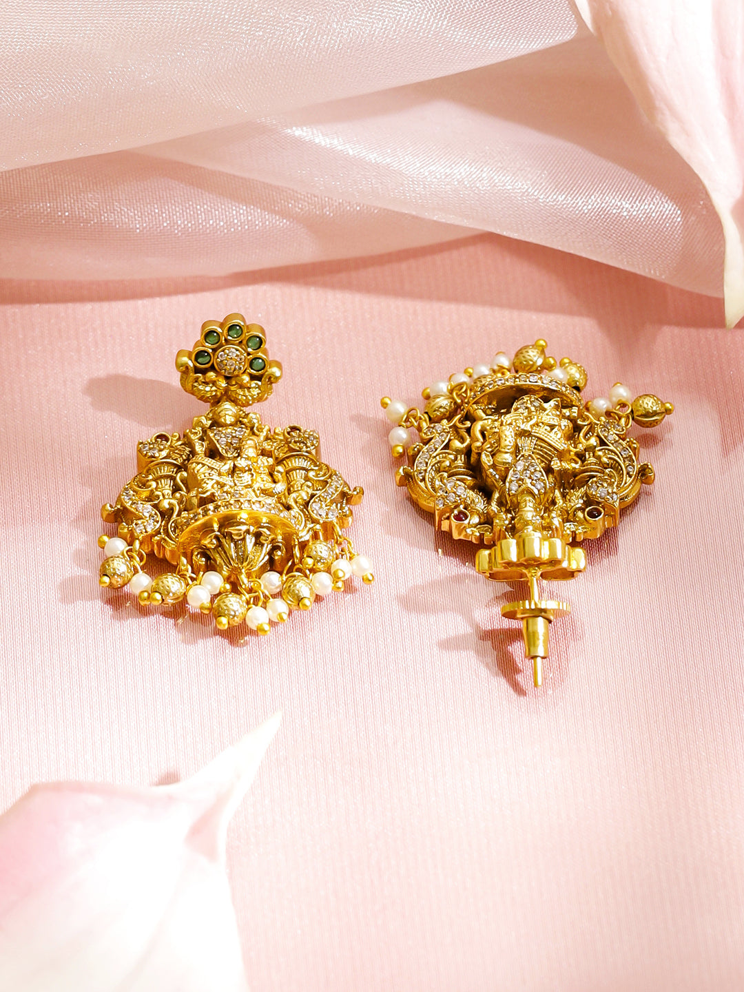 Royal Lakshmi Motif Necklace Set