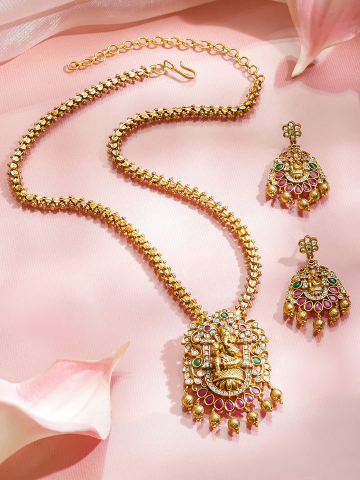 Lord Ganesha Blessing Necklace Set