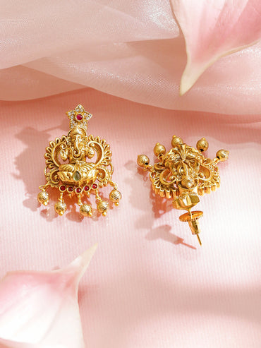 Lord Ganesha Divine Necklace Set