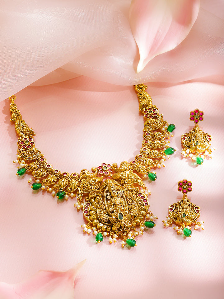 Divine Idols Temple Necklace Set