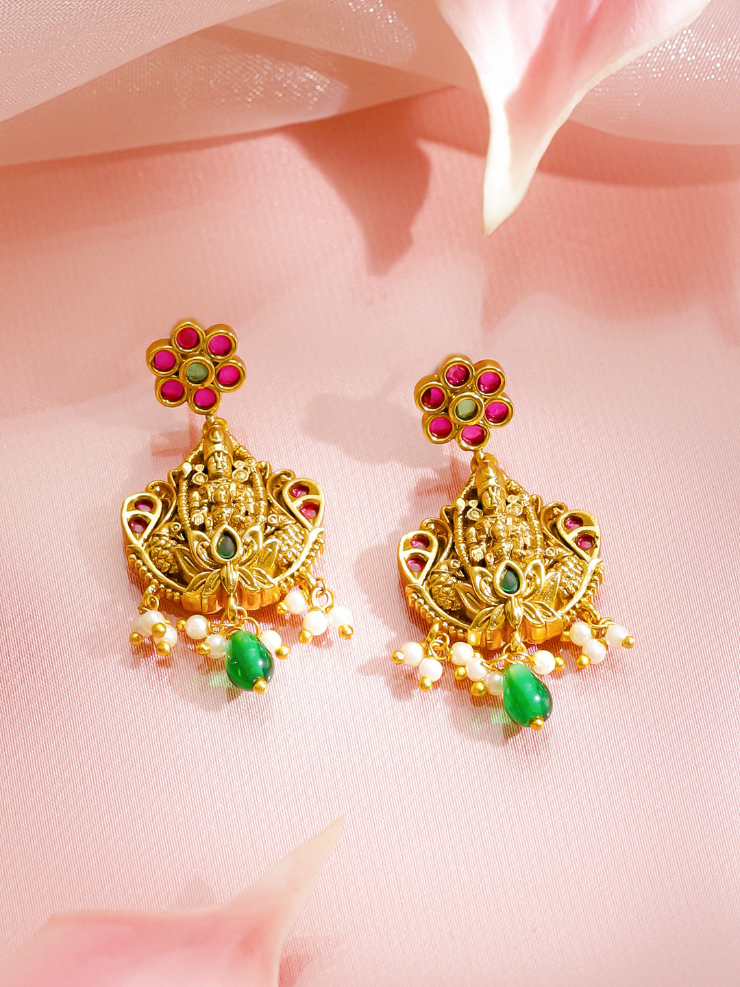 Divine Idols Temple Necklace Set