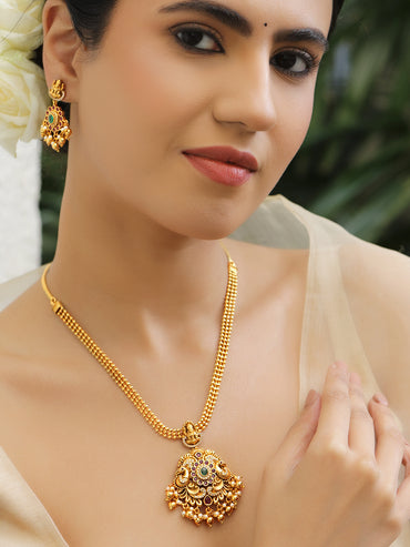 Goddess Lakshmi Radiance Necklace Set