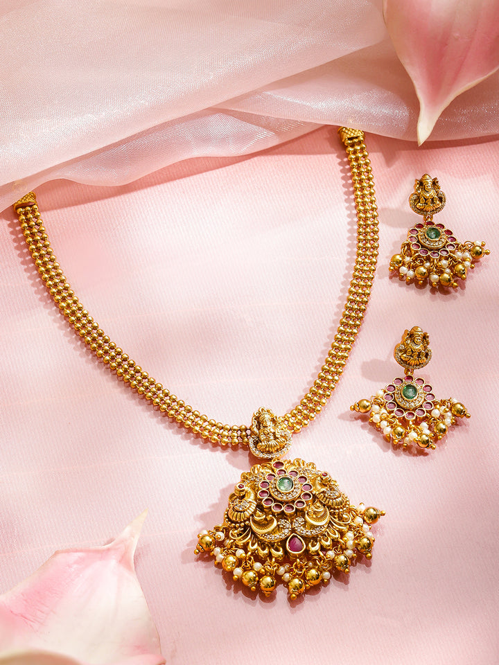 Goddess Lakshmi Radiance Necklace Set