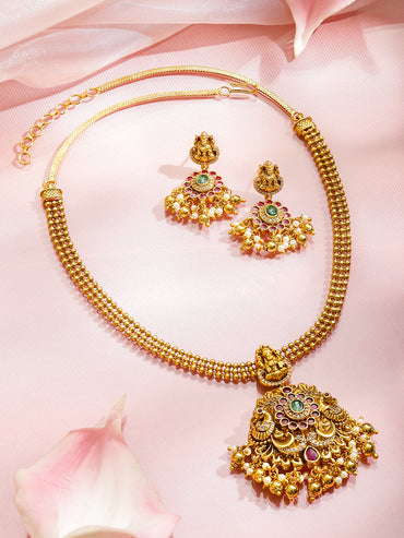 Goddess Lakshmi Radiance Necklace Set