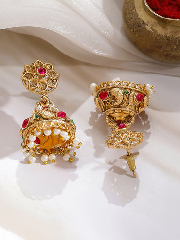 Divine Goddess Heritage Temple Jewellery Set