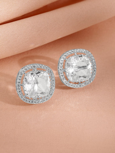 American Diamond Zirconia Studded Choker Set