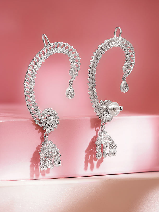 Celebration Ready Diamond Ear Cuffs Jhumka