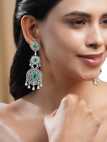 Enerald Diva Dangler Earrings