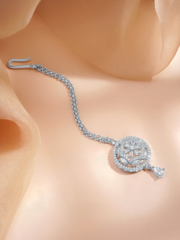 Cocktail Shine American Diamond Maangtikka