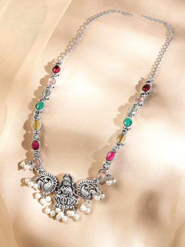 Spiritual Gleam Goddess Laksmi Necklace