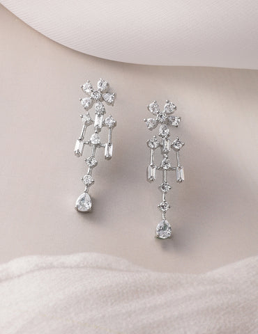 American Diamond Zirconia Necklace Set