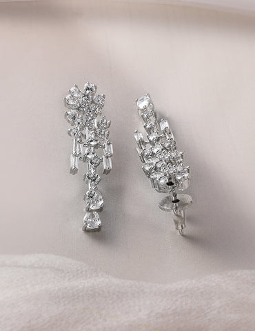 American Diamond Zirconia Necklace Set