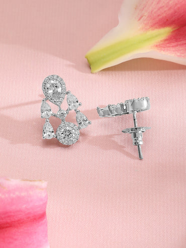 Necklace Set in American Diamond Zirconia