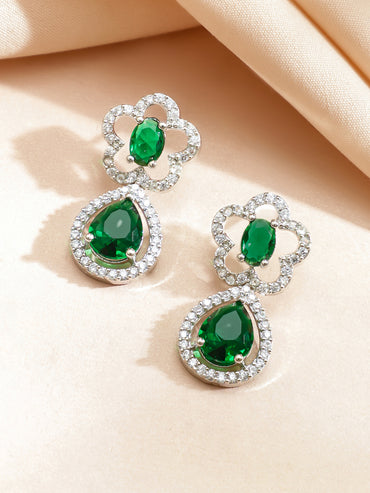 Lustrous Green Necklace Set