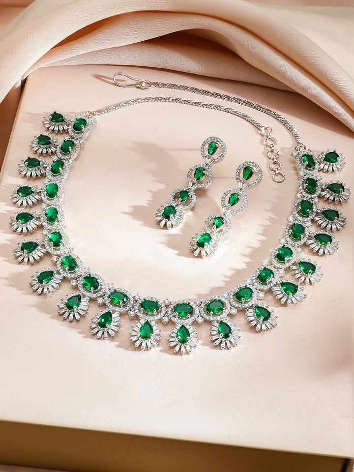 Where Dewdrops Turn to Jewels Necklace Set