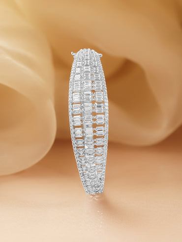 Timeless Cubic Zirconia Statement Bracelet