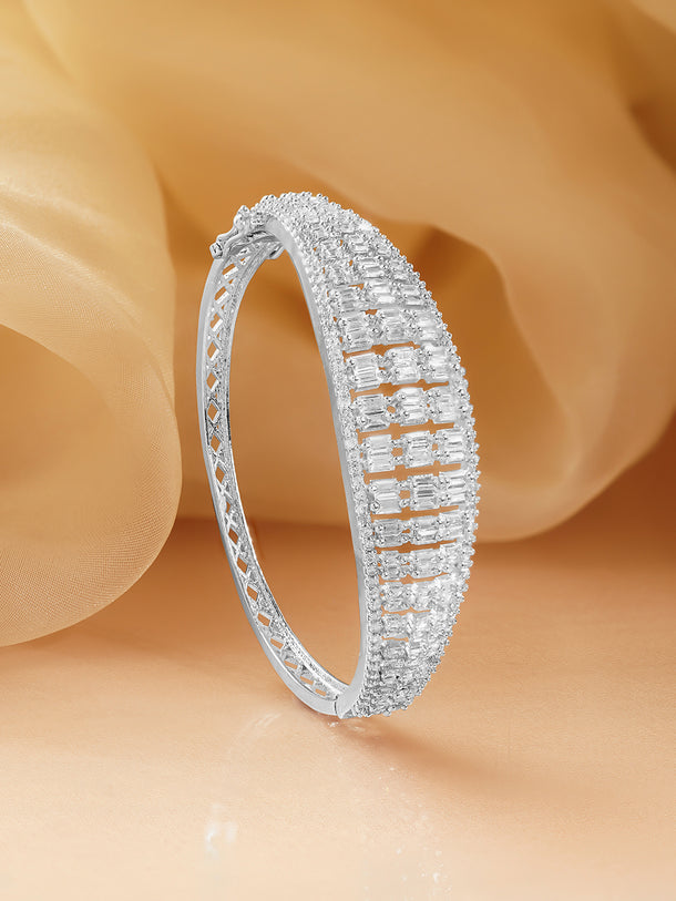Timeless Cubic Zirconia Statement Bracelet