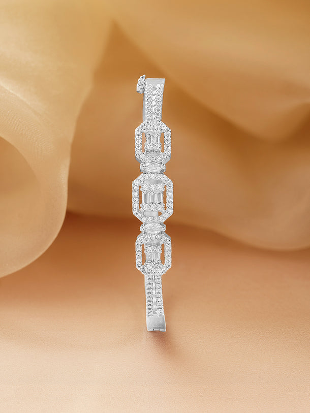 Timeless Cubic Zirconia Statement Bracelet