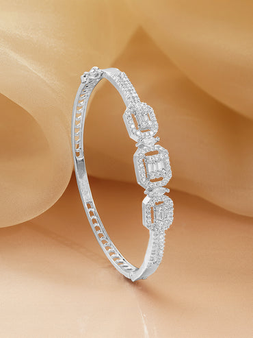 Timeless Cubic Zirconia Statement Bracelet