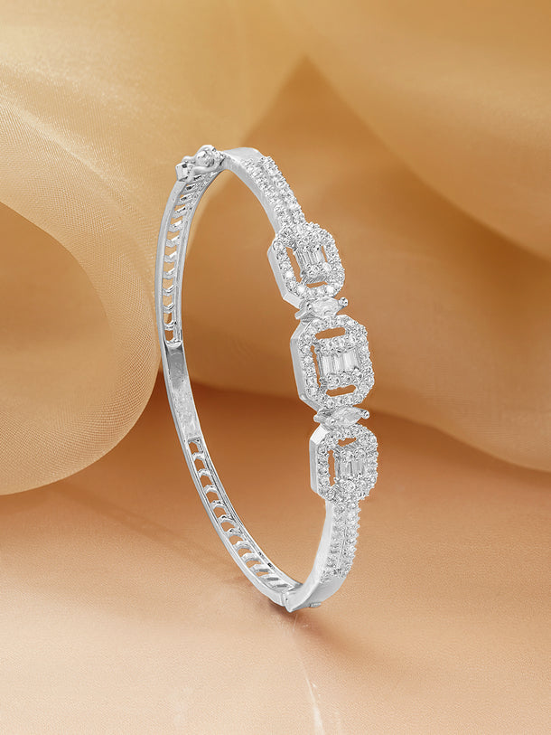 Timeless Cubic Zirconia Statement Bracelet