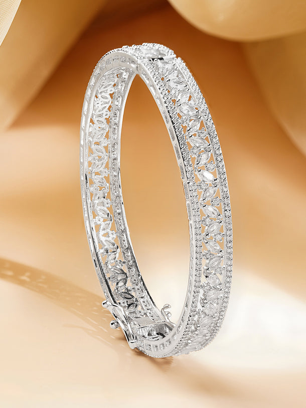 Sparkling Silver Shine Cubic Zirconia Bracelet