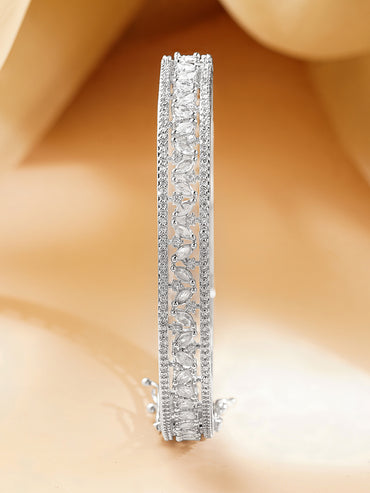 Sparkling Silver Shine Cubic Zirconia Bracelet