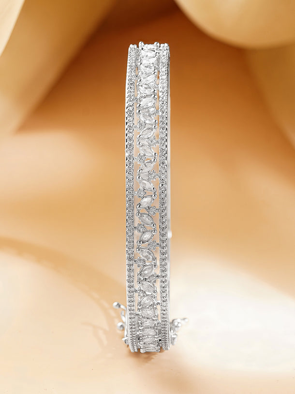 Sparkling Silver Shine Cubic Zirconia Bracelet