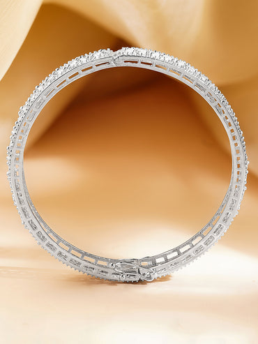 Sparkling Silver Shine Cubic Zirconia Bracelet